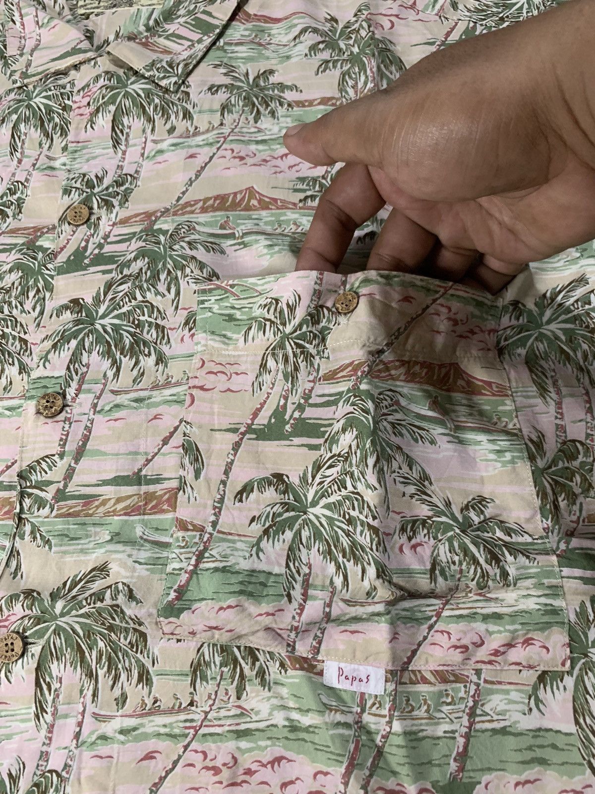 Sun Surf × Vintage Papas Island palm tree Hawaiian shirt Size US XL / EU 56 / 4 - 6 Thumbnail