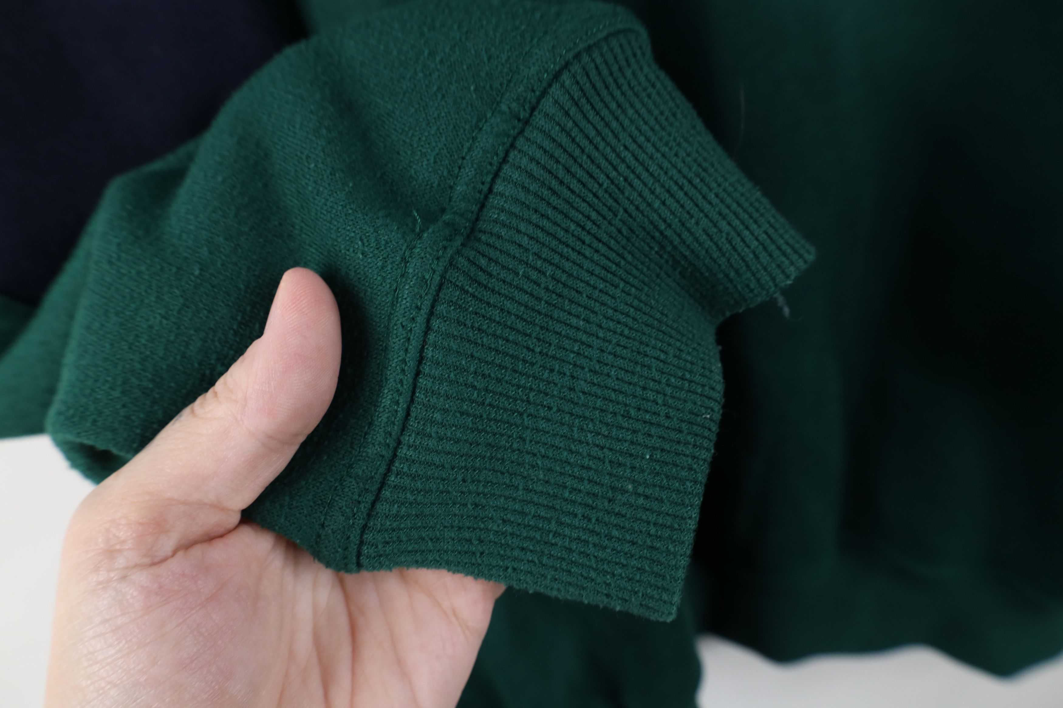 Vintage Vintage 90s Streetwear Block Collared Pullover Sweatshirt Size US L / EU 52-54 / 3 - 8 Thumbnail