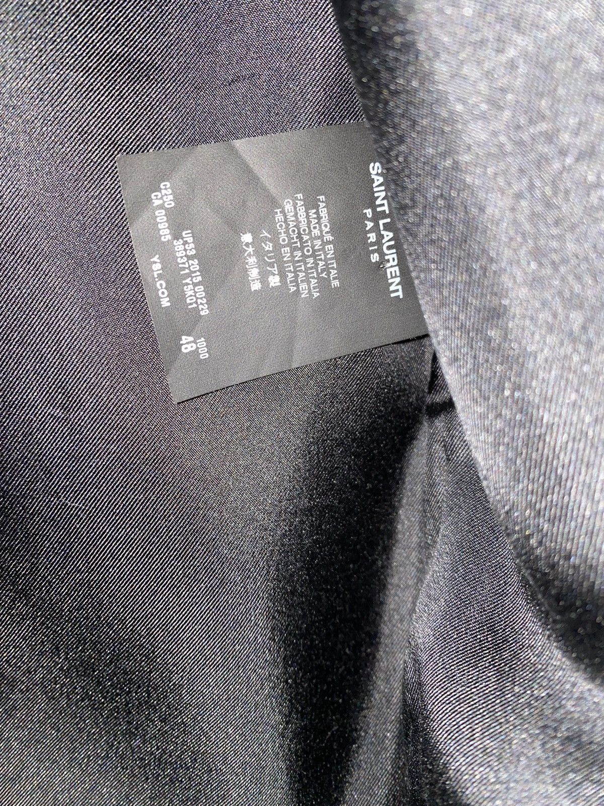 Hedi Slimane × Saint Laurent Paris Leather blazer/jacket Size US M / EU 48-50 / 2 - 4 Thumbnail