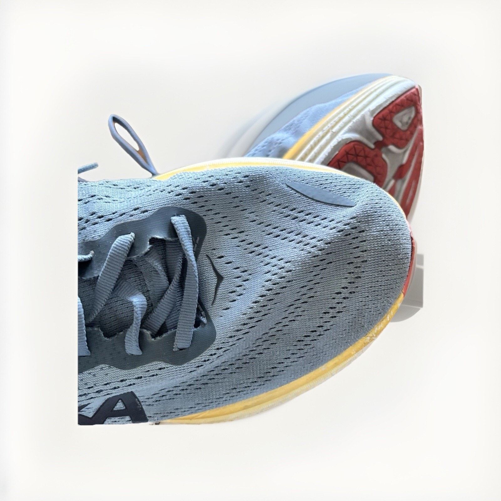 Hoka Hoka One One Men's Bondi 8 Wide Blue Yellow 11.5 2E EU46 Size US 11.5 / EU 44-45 - 9 Thumbnail