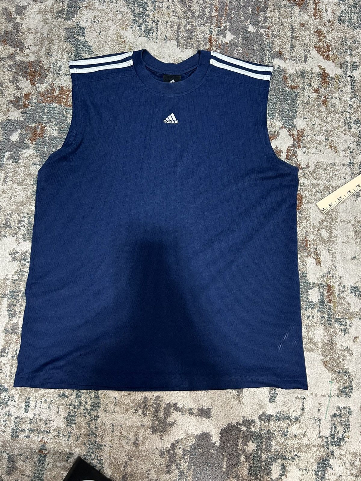 Adidas × Vintage Vintage Adidas Navy Tank Top | Grailed