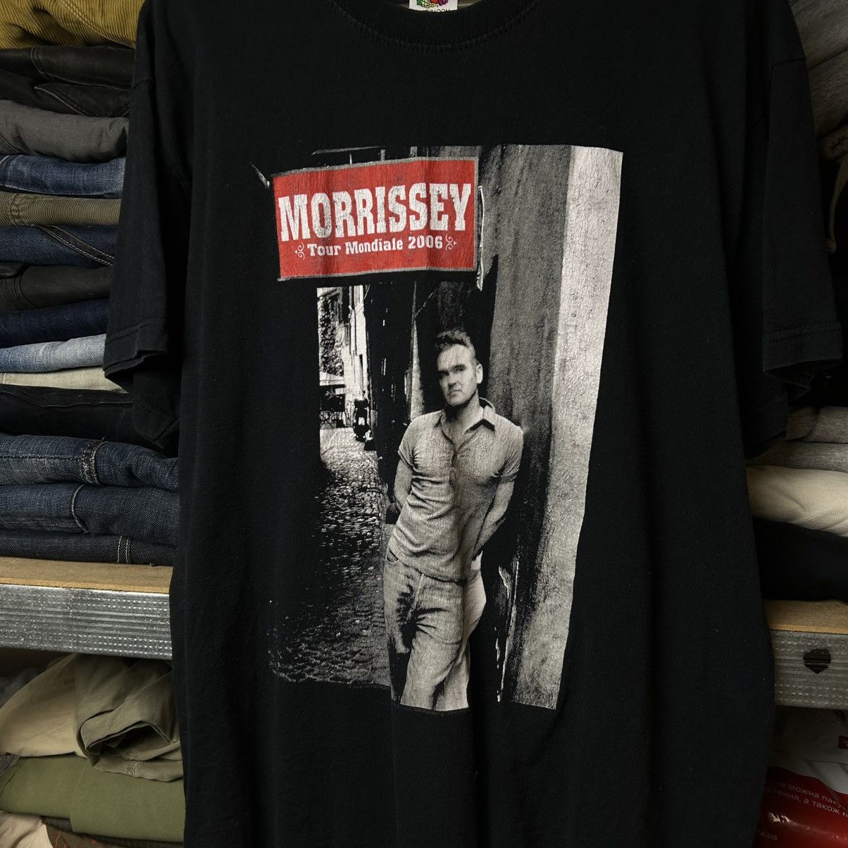 Band Tees Vintage Morrissey 2006 Mondial Tour Big Logo Rock Band tee Size US M / EU 48-50 / 2 - 2 Thumbnail