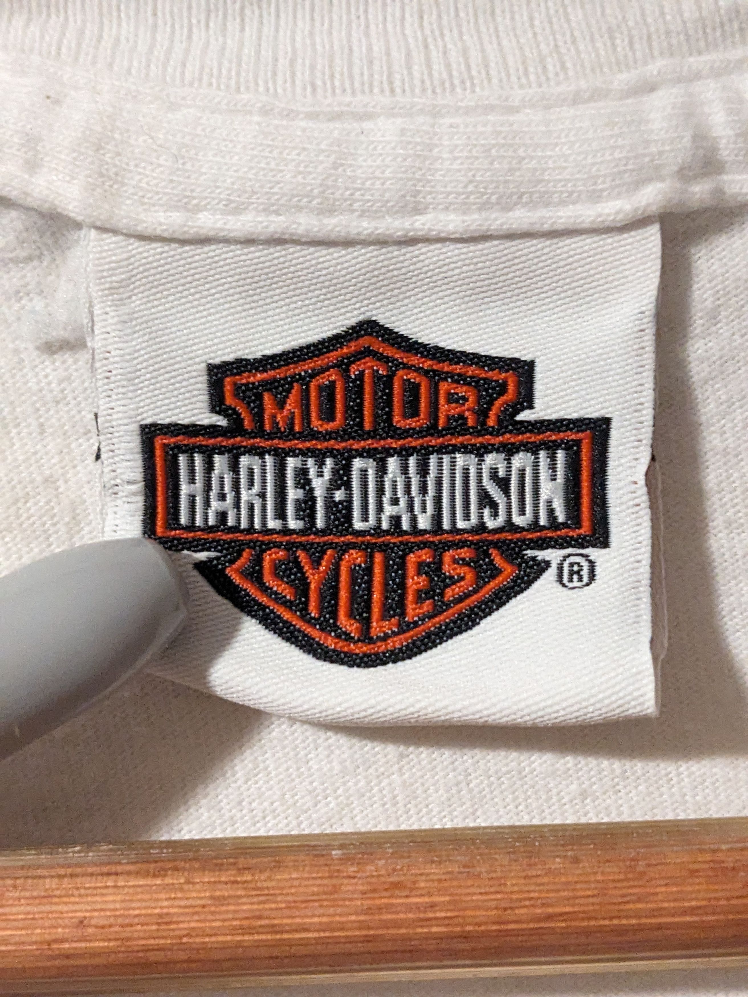 Harley Davidson Vintage 2014 Harley Davidson Motorcycle Logo Skull T-Shirt Size US M / EU 48-50 / 2 - 9 Thumbnail