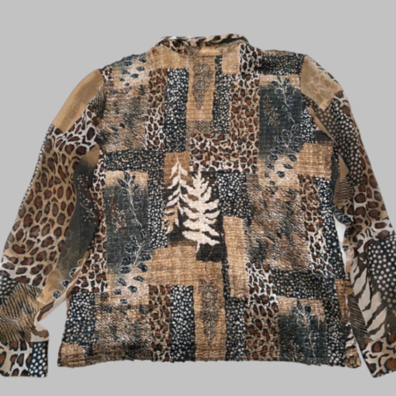 Jordan Brand Jordan Mixed Animal Print Patchwork Plisse Womens XL Size XL / US 12-14 / IT 48-50 - 2 Thumbnail