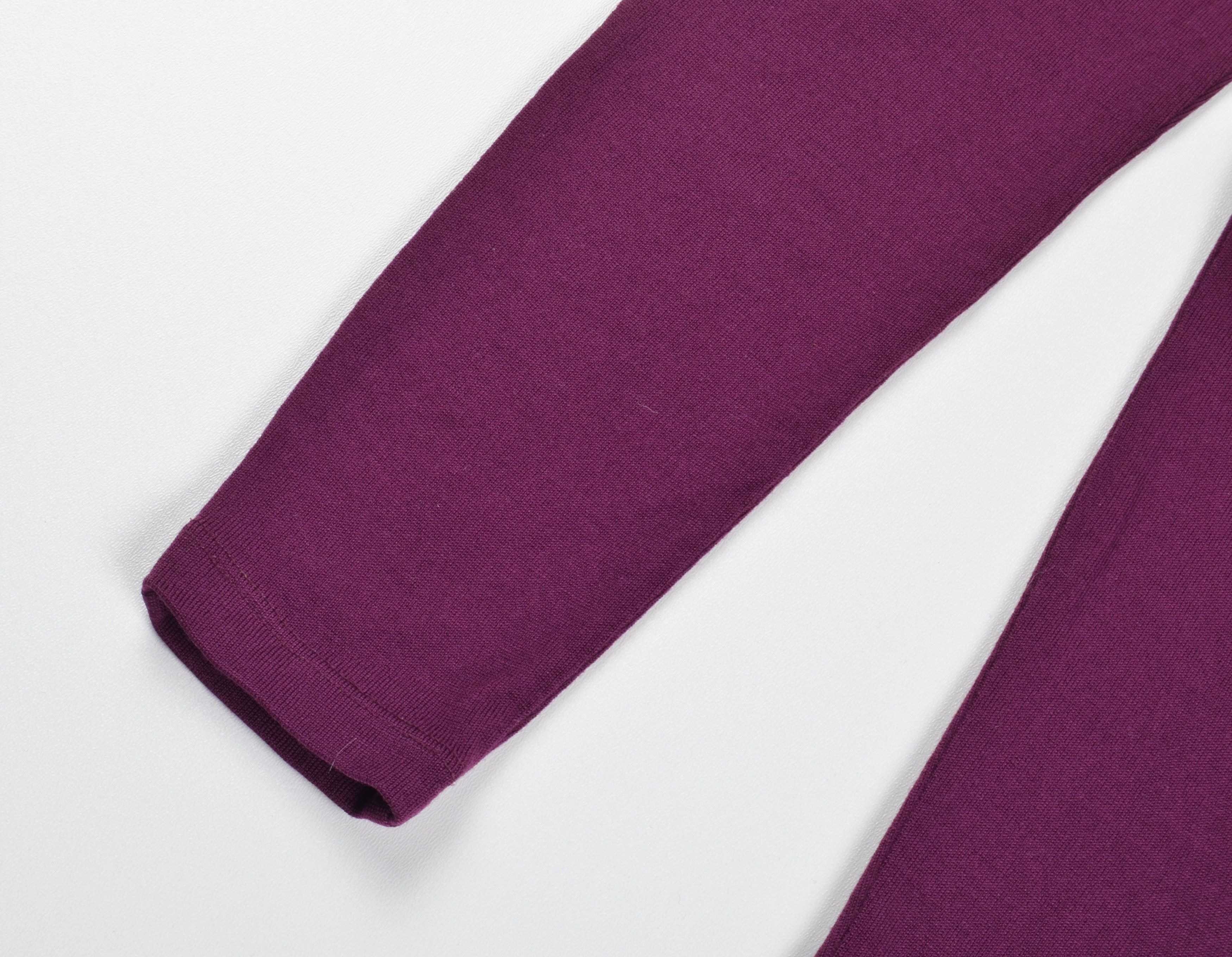 Icebreaker Icebreaker Merino Wool Purple Base Layer LeggingsThermal Size 22" - 3 Thumbnail