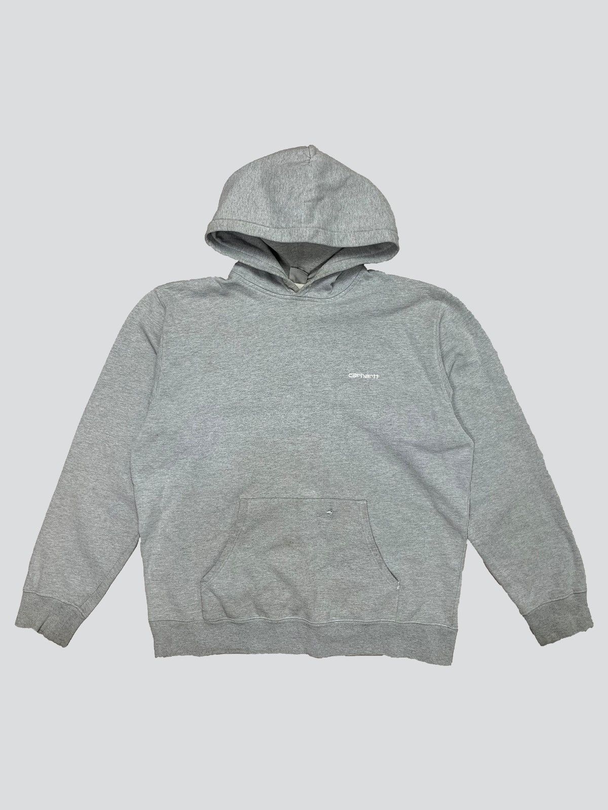 Carhartt Vintage Carhartt Grey Oversized Hoodie Size XL Size US XL / EU 56 / 4 - 1 Thumbnail