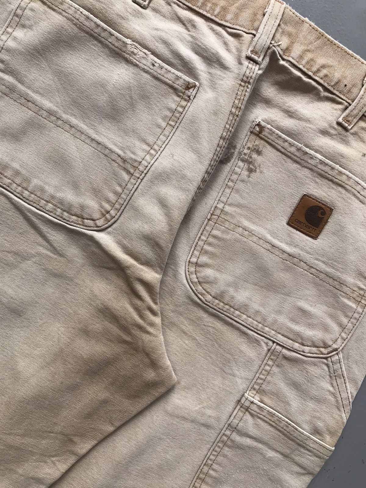 Carhartt × Vintage Vintage sunfade Carhartt b11 BRN carpenter denim Size US 30 / EU 46 - 11 Thumbnail