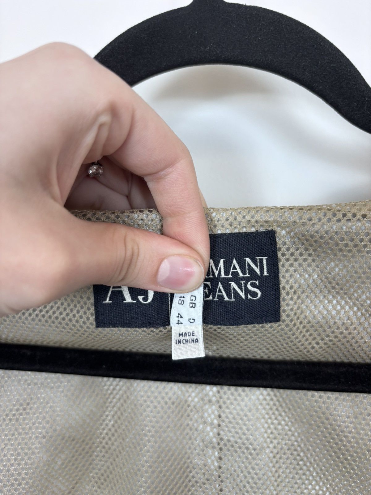 Armani Armani Jeans Women’s Beige Brown Long Trench Coat Size XL / US 12-14 / IT 48-50 - 17 Thumbnail