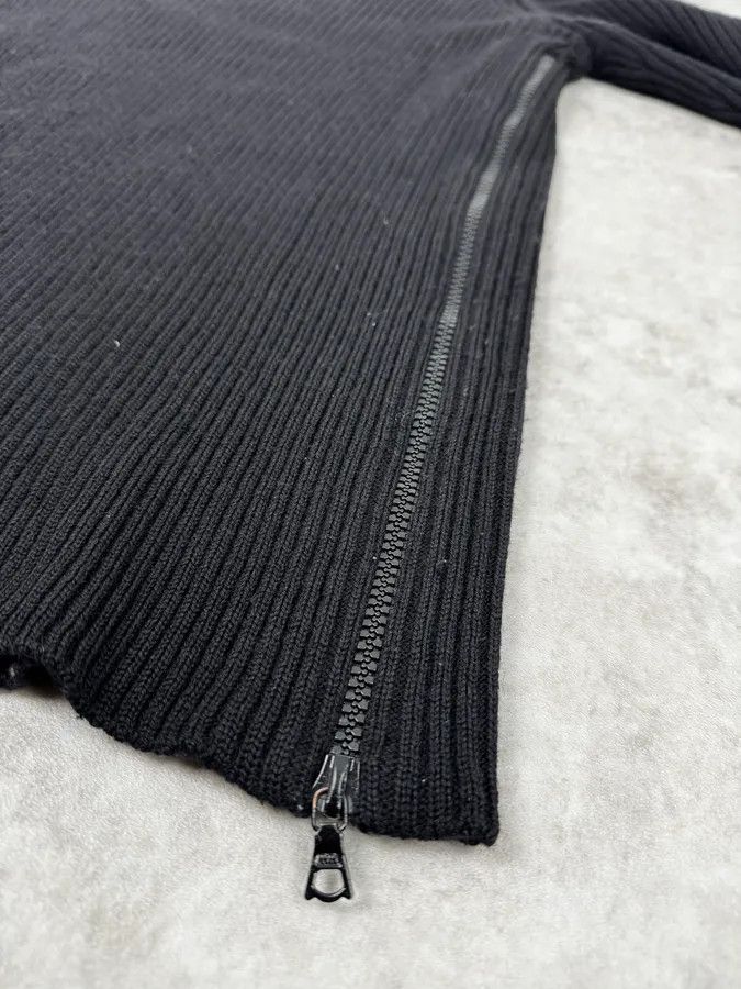 Emporio Armani 2000s Emporio Armani Black Wool Zip Sweater Size US S / EU 44-46 / 1 - 8 Thumbnail