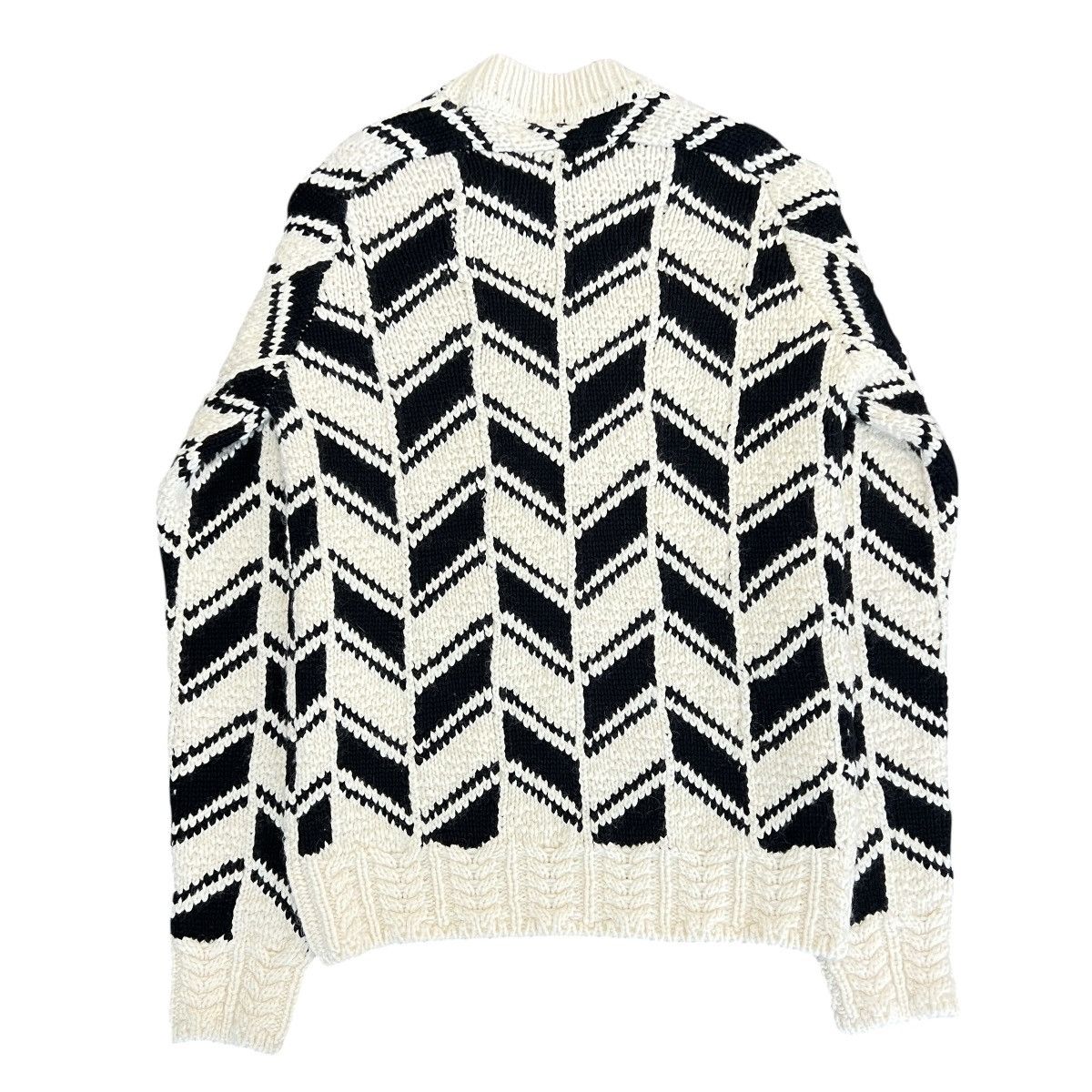 Saint Laurent Paris SAINT LAURENT FW2021 Mohair Knit Striped Sweater M Size US M / EU 48-50 / 2 - 8 Thumbnail