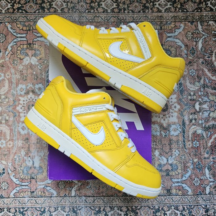 Nike Supreme Air Force 2 Yellow