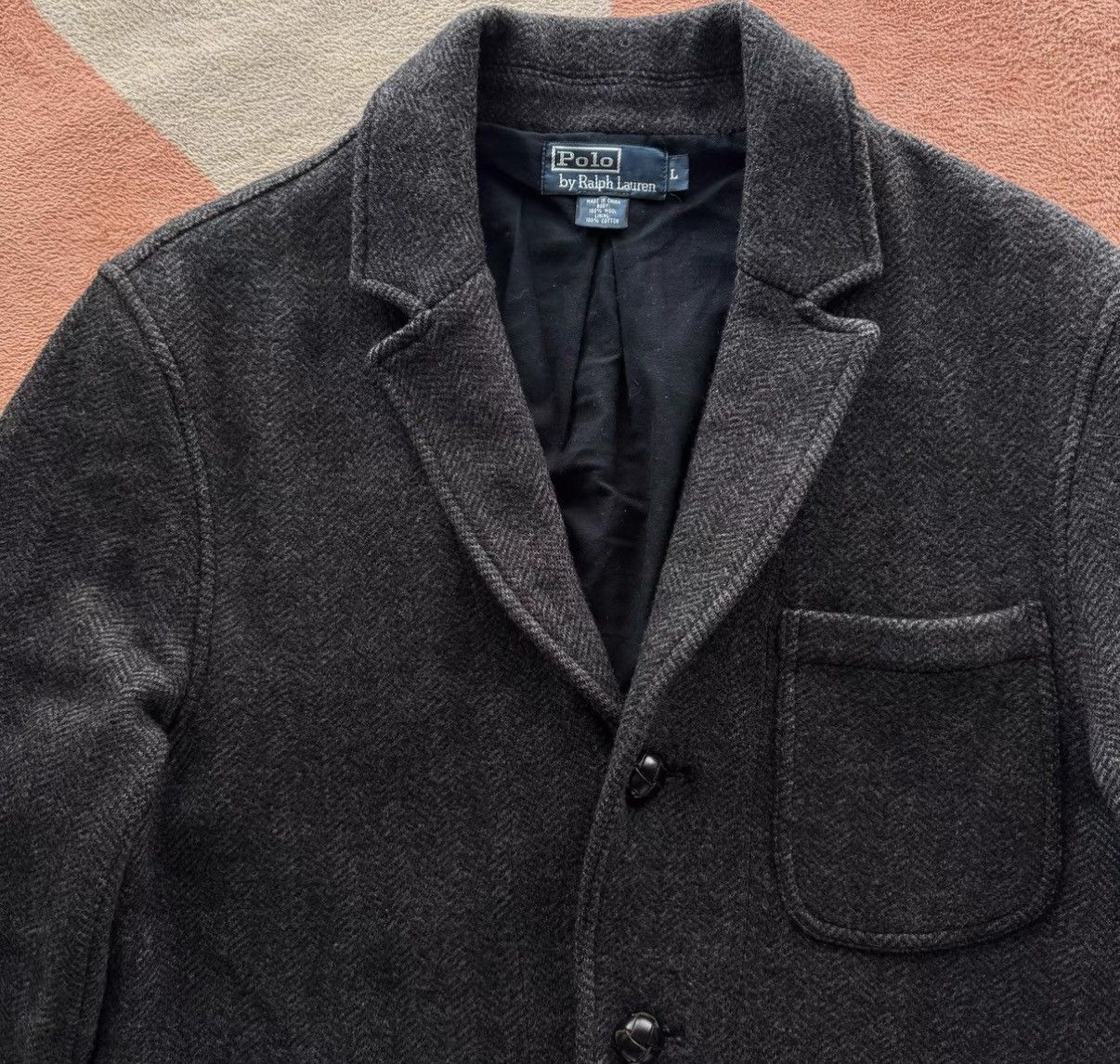 Polo Ralph Lauren Ralph Lauren Polo Knit Wool Blazer K22 Size US L / EU 52-54 / 3 - 6 Thumbnail