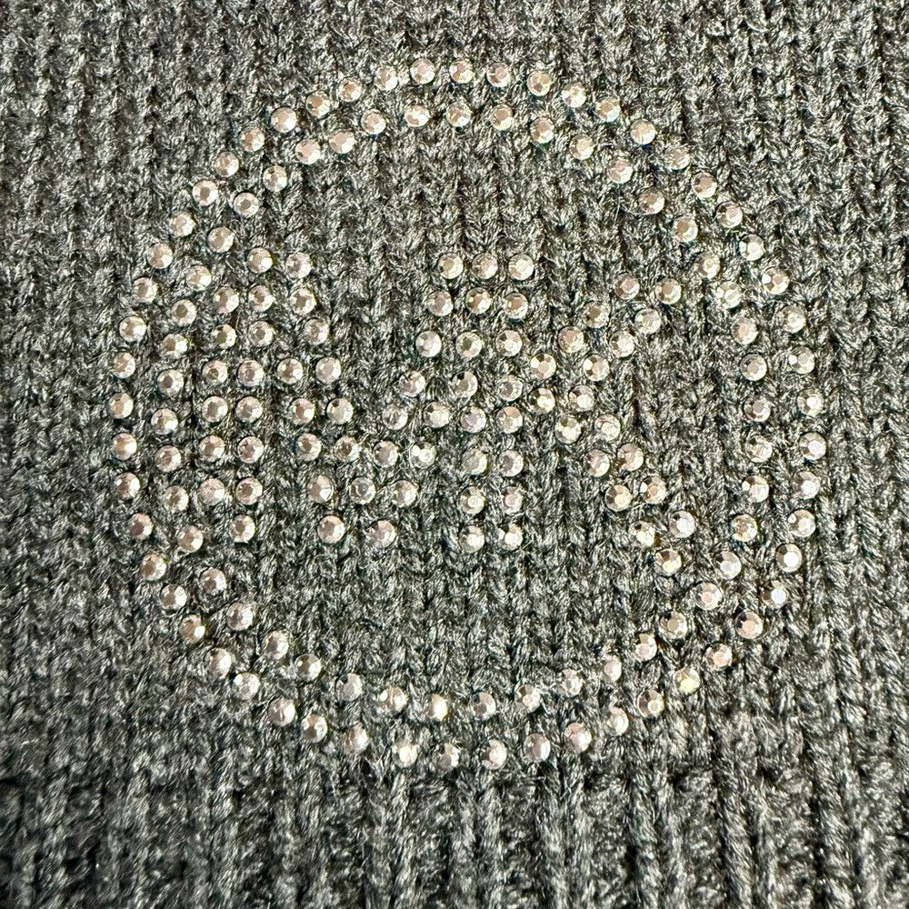 Michael Kors Michael Kors Charcoal Beanie with Sparkling Logo Size ONE SIZE - 3 Thumbnail