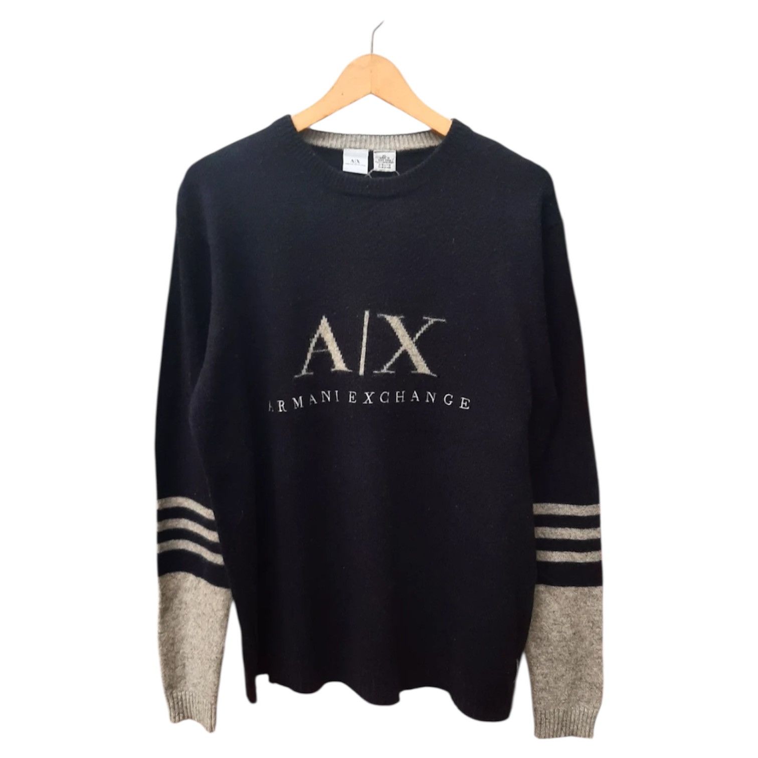 Armani 2000s Armani Exchange GA Knit Sweater Size US L / EU 52-54 / 3 - 1 Thumbnail