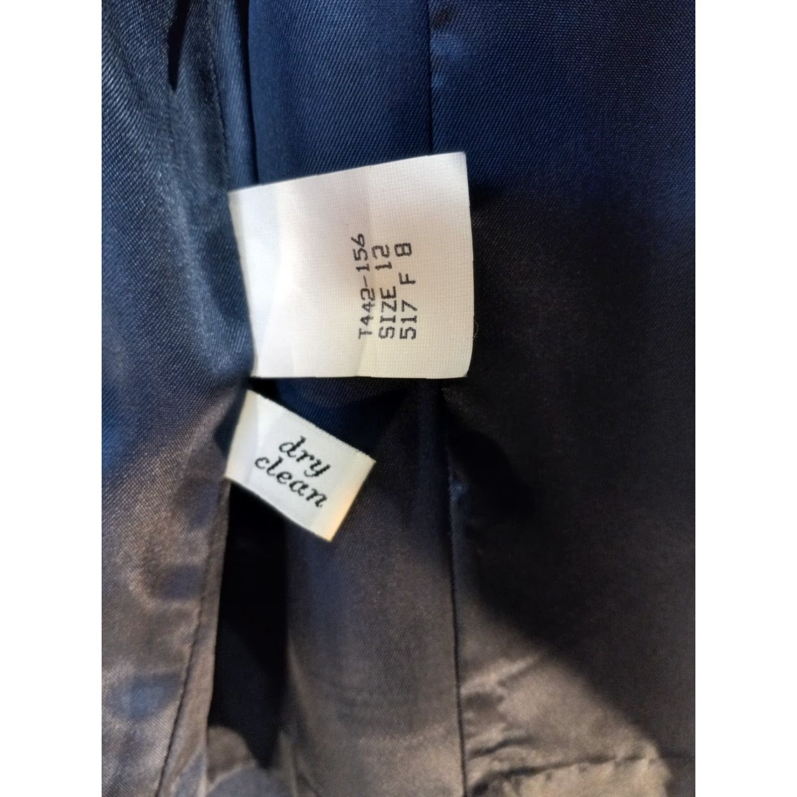 Pendleton VINTAGE Pendleton Blazer Women Size 12 Navy Blue Wool Jacket USA Made Blazer Jacket Lined Button Pockets Long Sleeve Mid-Length Regular Women Size XL / US 12-14 / IT 48-50 - 6 Thumbnail