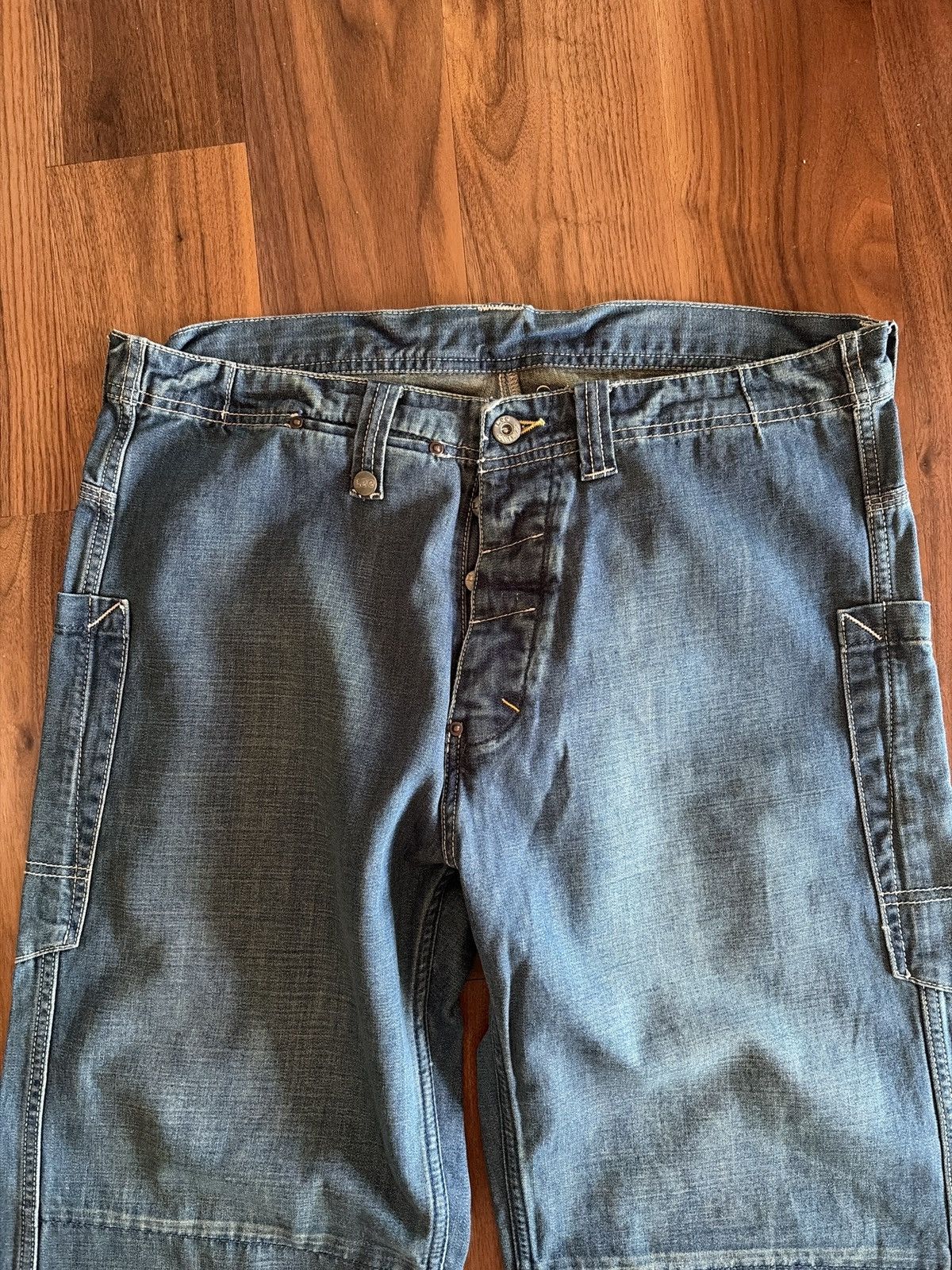Lee Lee Union Alls Saddleback Jeans Size US 34 / EU 50 - 2 Thumbnail