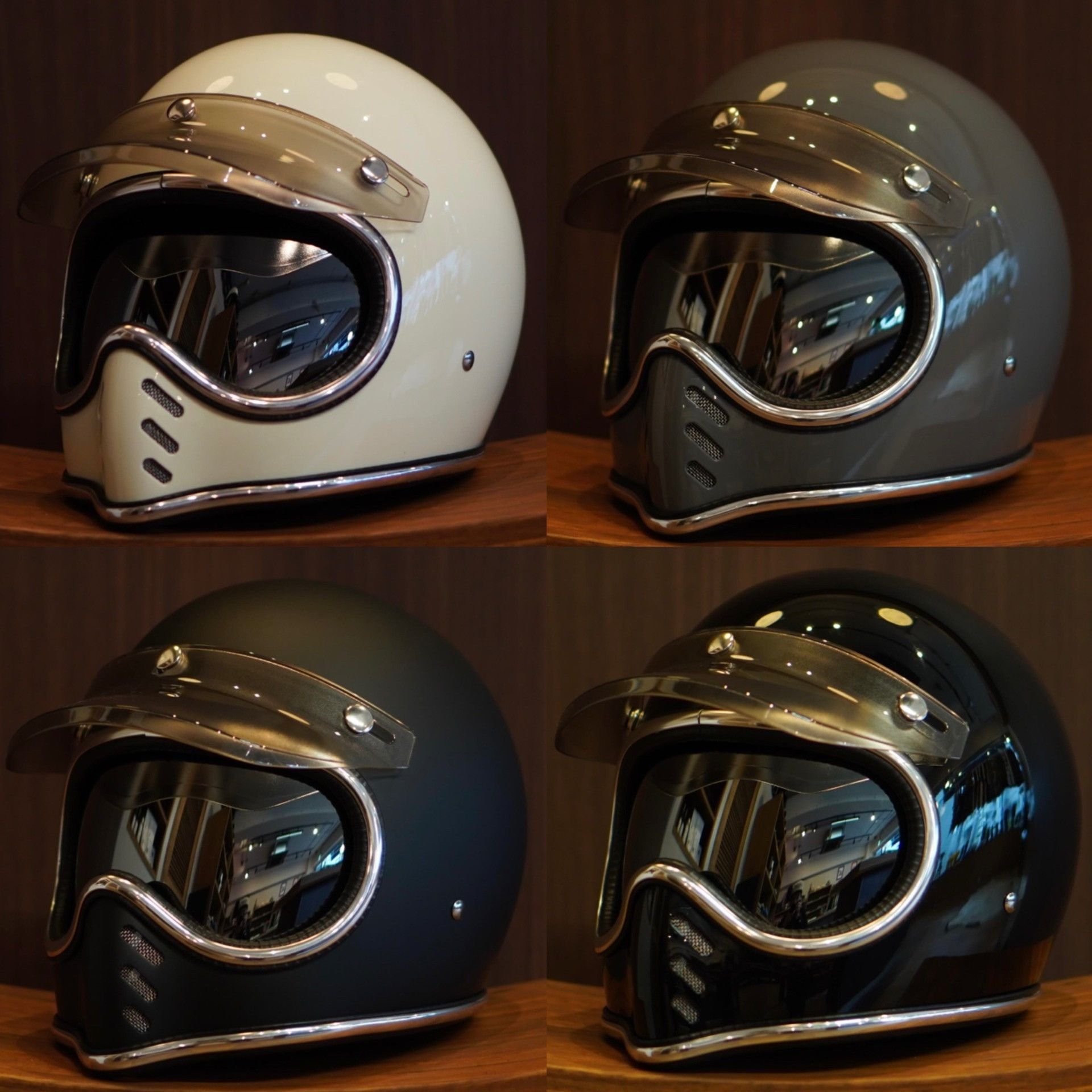 Bell BURST CHROME CROSS Mini Moto Helmet Size ONE SIZE - 1 Thumbnail