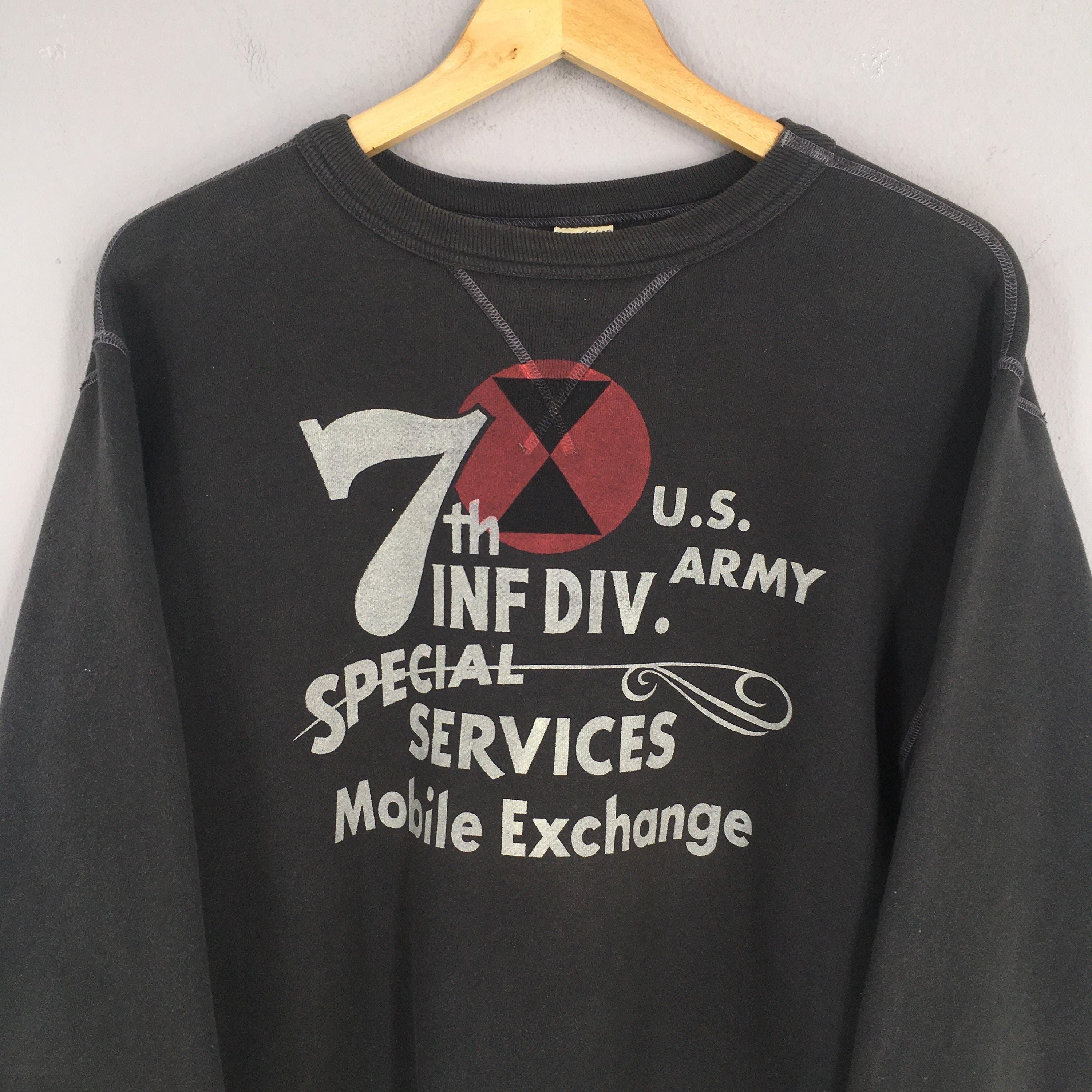 Buzz Rickson's × Vintage Vintage Buzz Rickson U.S Army Sweatshirt Medium Size US M / EU 48-50 / 2 - 2 Thumbnail