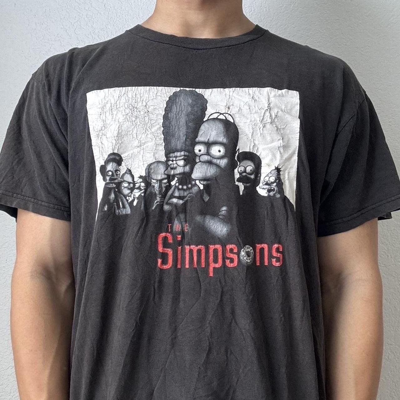 Vintage Vintage The Simpsons 2000s Graphics Black Tee Shirt Size US L / EU 52-54 / 3 - 3 Thumbnail