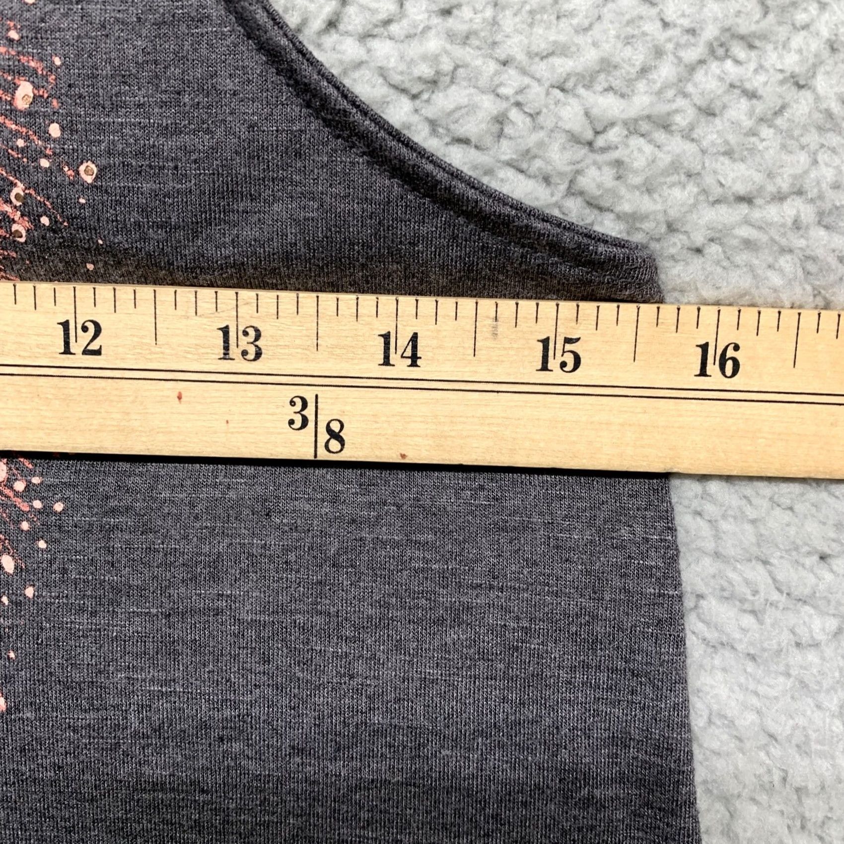Pinko Mudd Womens Tank Top Gray Pink Feather Graphics Size XXS Tank Womens XS-2XS Size XXS / US 00 / IT 34 - 7 Thumbnail
