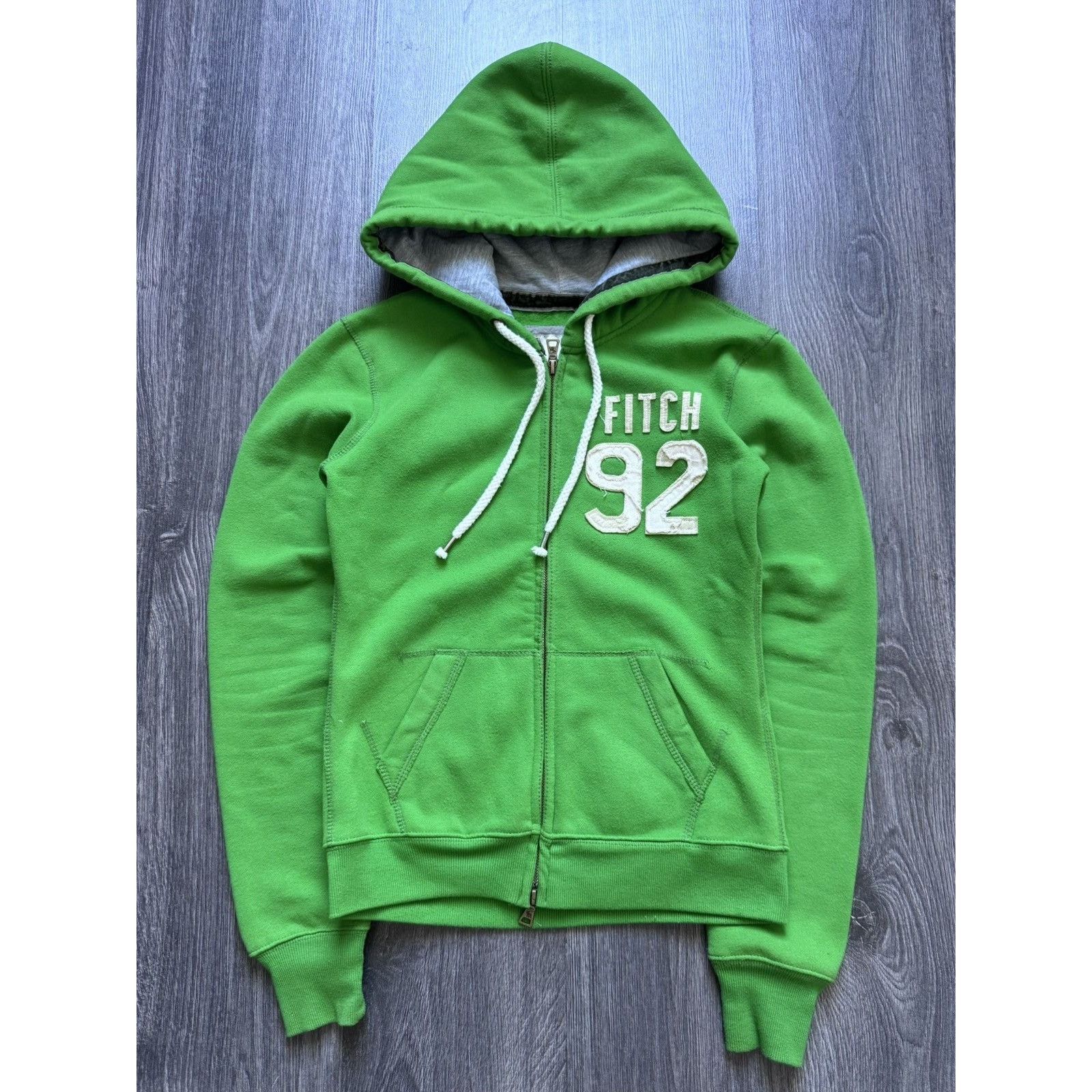 Abercrombie & Fitch Y2K Abercrombie & Fitch Fur If6wa9 Lgb style zip hoodie Size S / US 4 / IT 40 - 1 Thumbnail