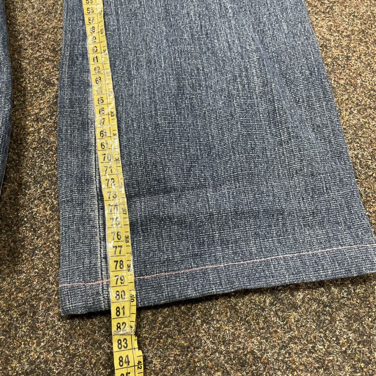 Vintage Vintage Y2K Baggy Wide Leg Jeans Washed Blue 90s Skate Logo Size 34" / US 12 / IT 48 - 7 Thumbnail