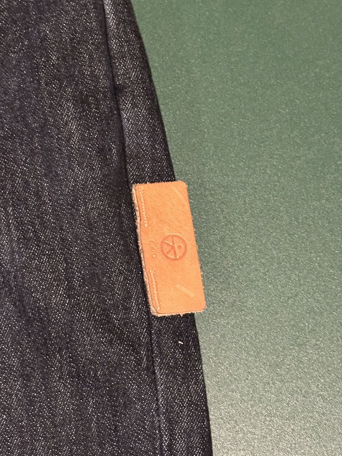 Japanese Brand Indigo Okio "The Huy" Pleated Wide Denim Size US 38 / EU 54 - 4 Thumbnail