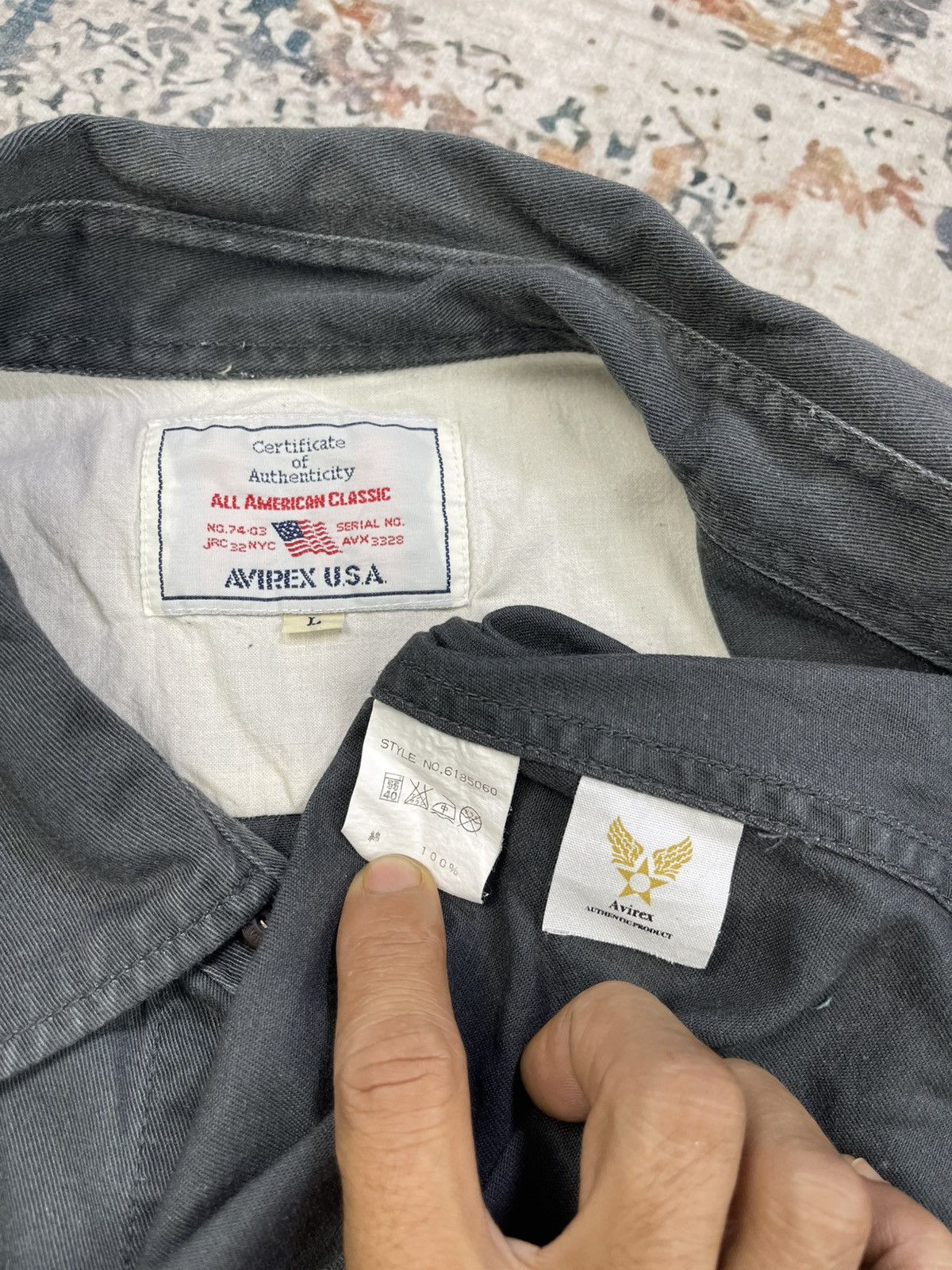 Avirex Vtg Avirex Military Button Down Work Shirt Size US M / EU 48-50 / 2 - 12 Thumbnail
