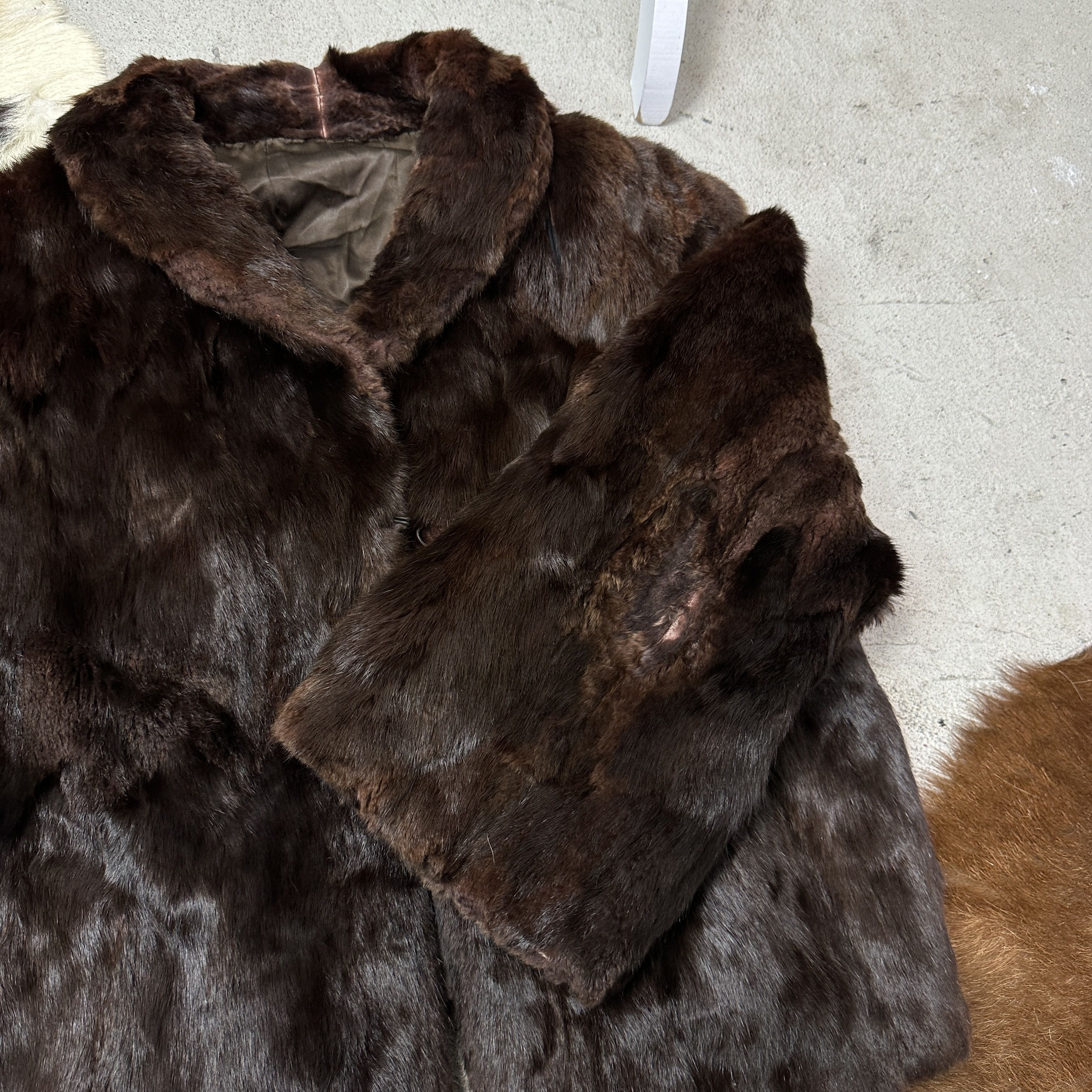 Vintage Vintage Old Money Flared Sleeves Rabbit Fur 90s Size M / US 6-8 / IT 42-44 - 6 Thumbnail