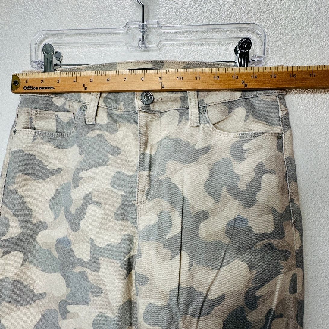 Hudson Hudson Nico Peyote Camo Mid-Rise Split Ankle Zip Jeans 29 Size 29" - 12 Thumbnail