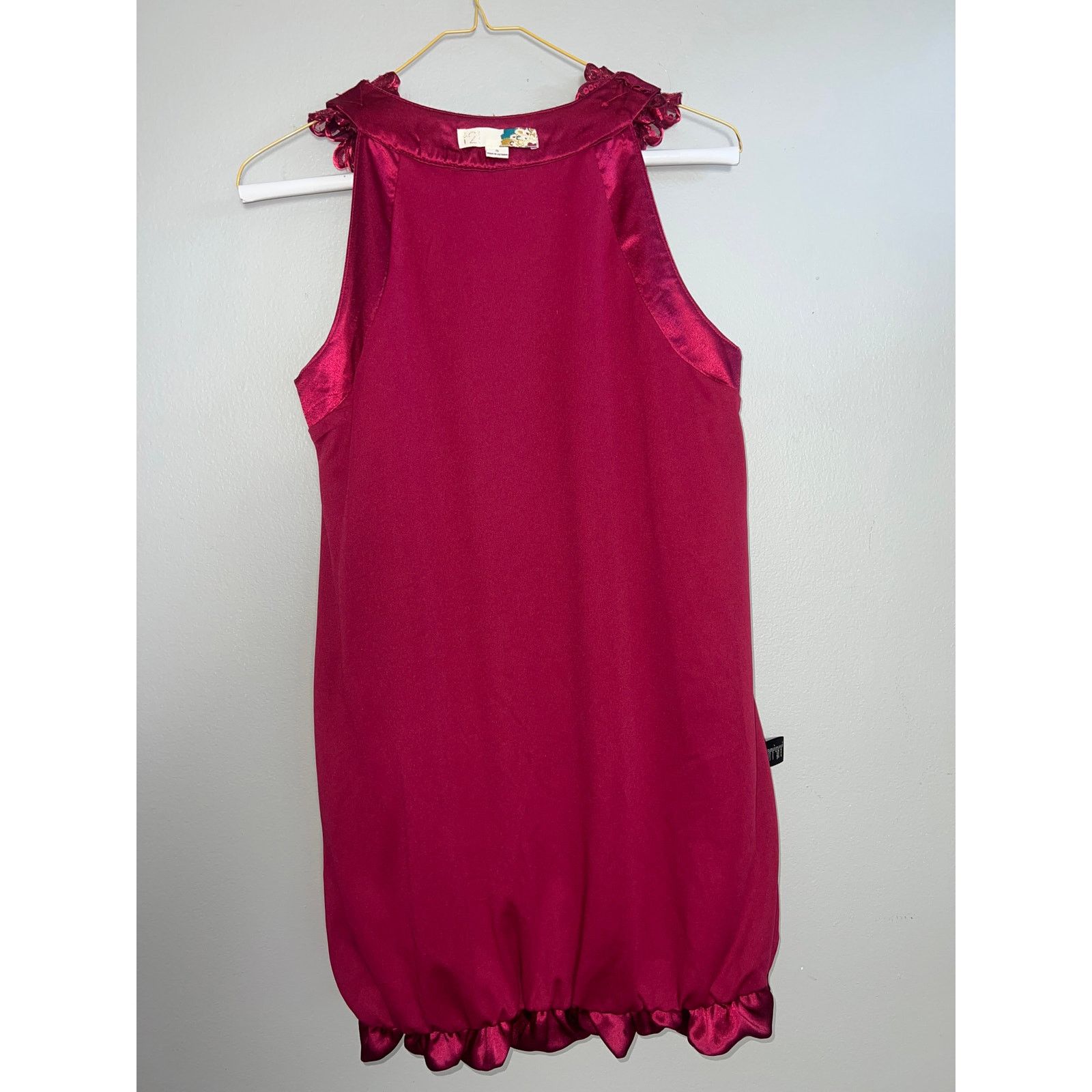 Other Forever 21 Festive Red/Wine Balloon Dress - Size S Size S / US 4 / IT 40 - 8 Thumbnail