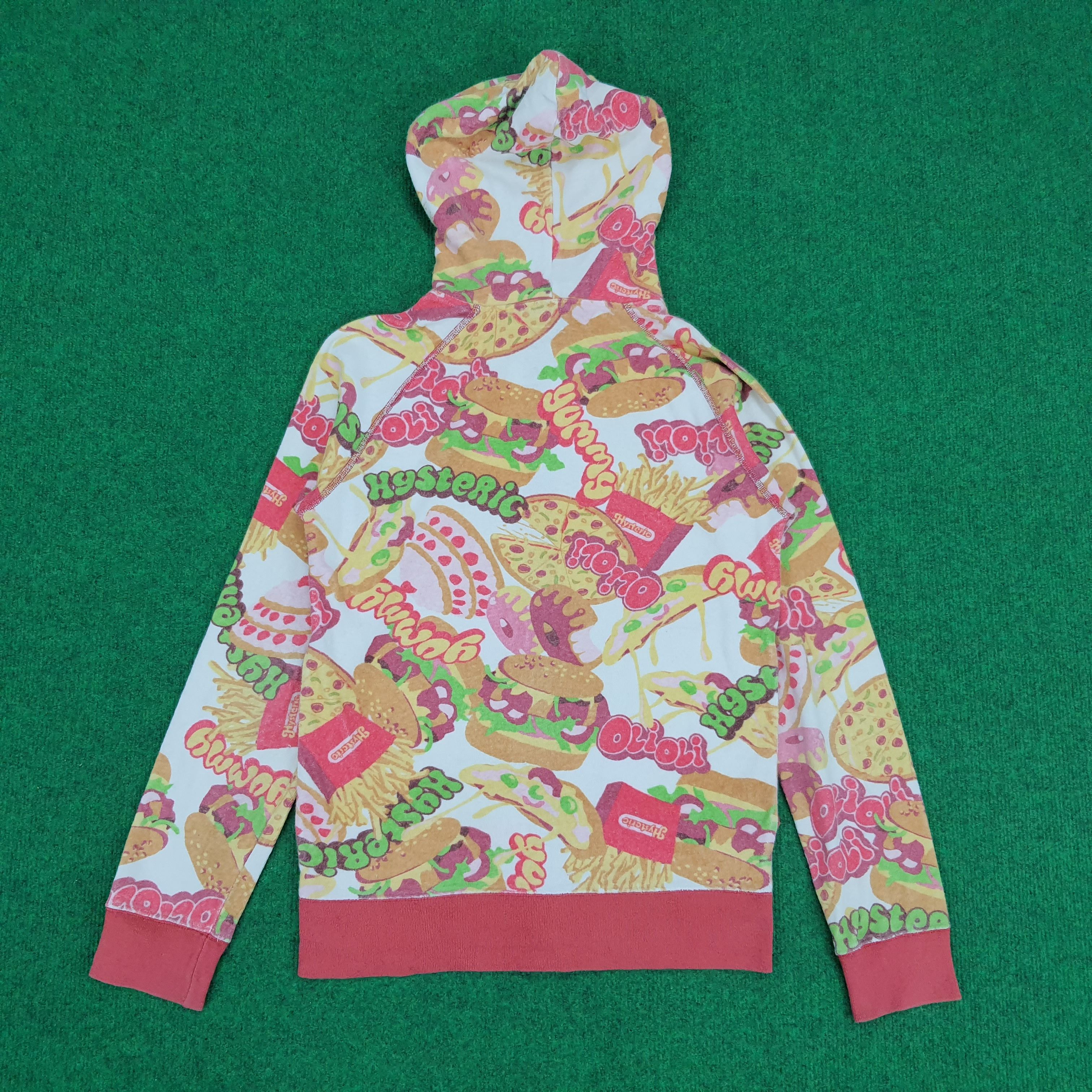 Hysteric Glamour × Japanese Brand Vintage Hysteric Glamour Junk Food Burger Hoodies Size XS / US 0-2 / IT 36-38 - 3 Thumbnail