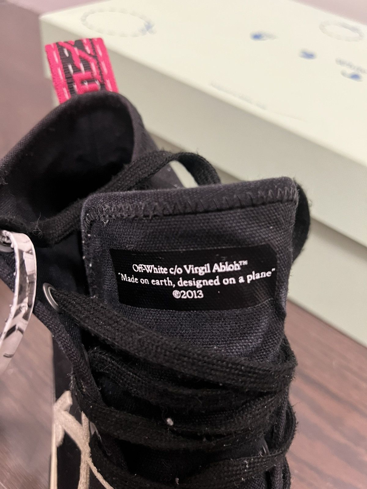 Off-White Off White Mid Top Vulcanized Canvas Size US 9.5 / EU 42-43 - 7 Thumbnail