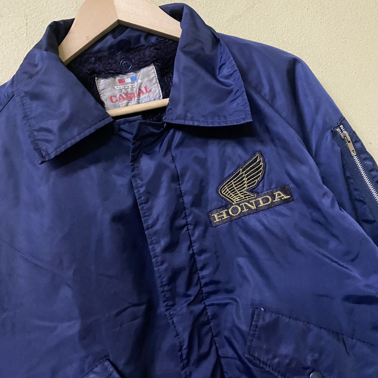 Japanese Brand × Vintage Vintage 90s bomber jacket Honda sport specialities Size US M / EU 48-50 / 2 - 3 Thumbnail