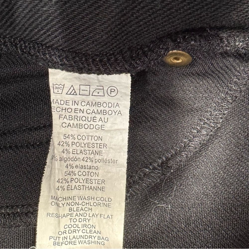 Michael Kors Michael Kors Skinny Stretch Black Pull On Pants Size L Size 34" / US 12 / IT 48 - 6 Thumbnail