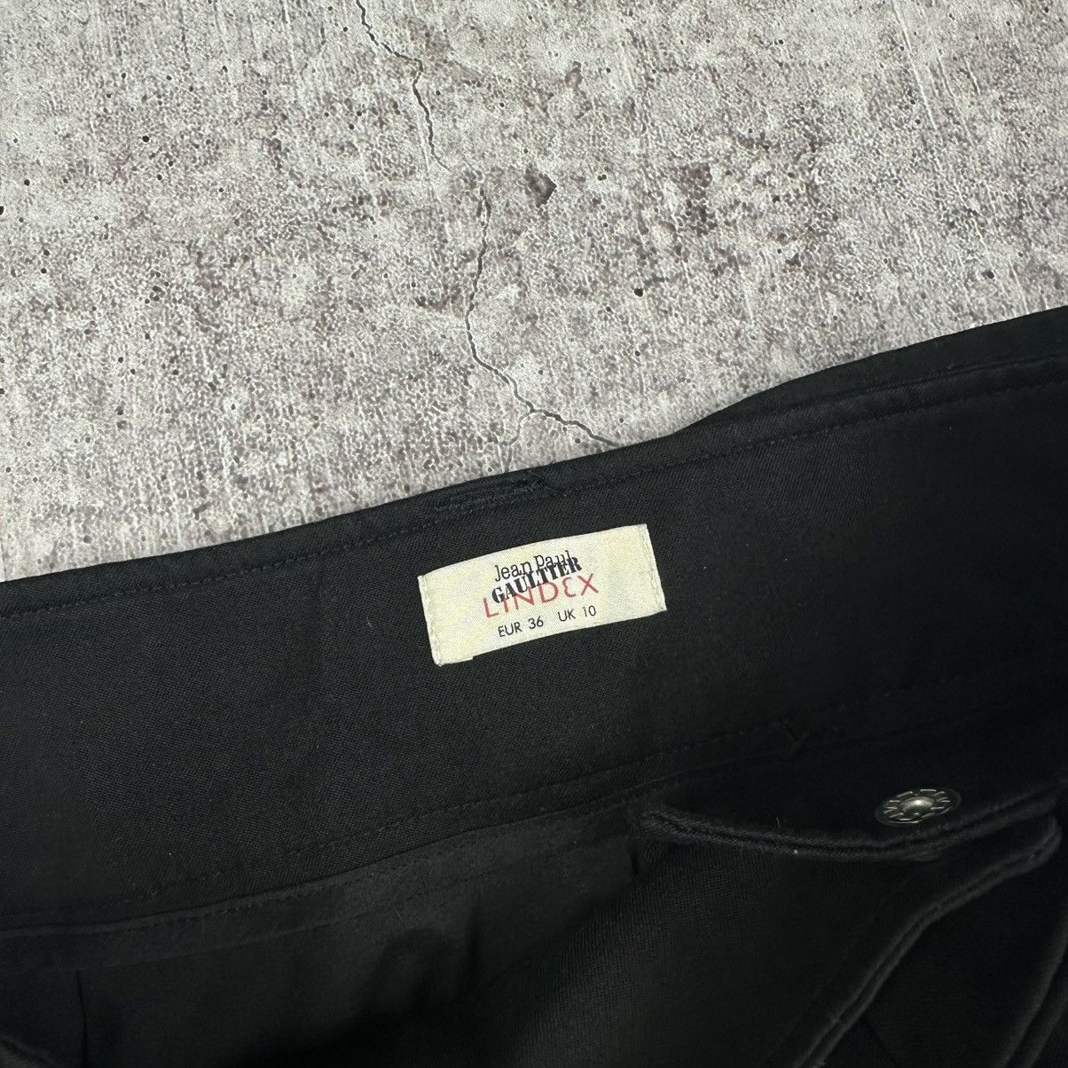 Jean Paul Gaultier Women's Jean Paul Gaultier x Lindex Midi Black Skirt Size 25" / US 0 / IT 36 - 6 Thumbnail