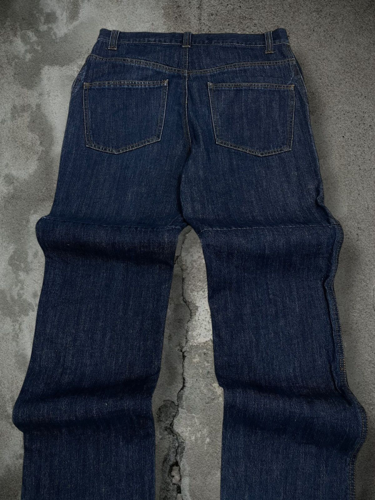 Japanese Brand Vintage Og Japan Designer Hanjiro Harajuku Double Knee Denim Size US 32 / EU 48 - 11 Thumbnail
