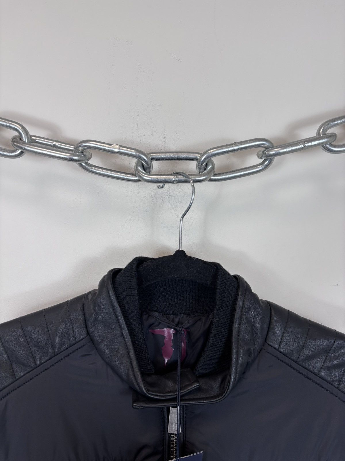 Trussardi Trussardi Jeans NWT Men’s Black Italian Luxury Bomber Jacket Size US M / EU 48-50 / 2 - 5 Thumbnail