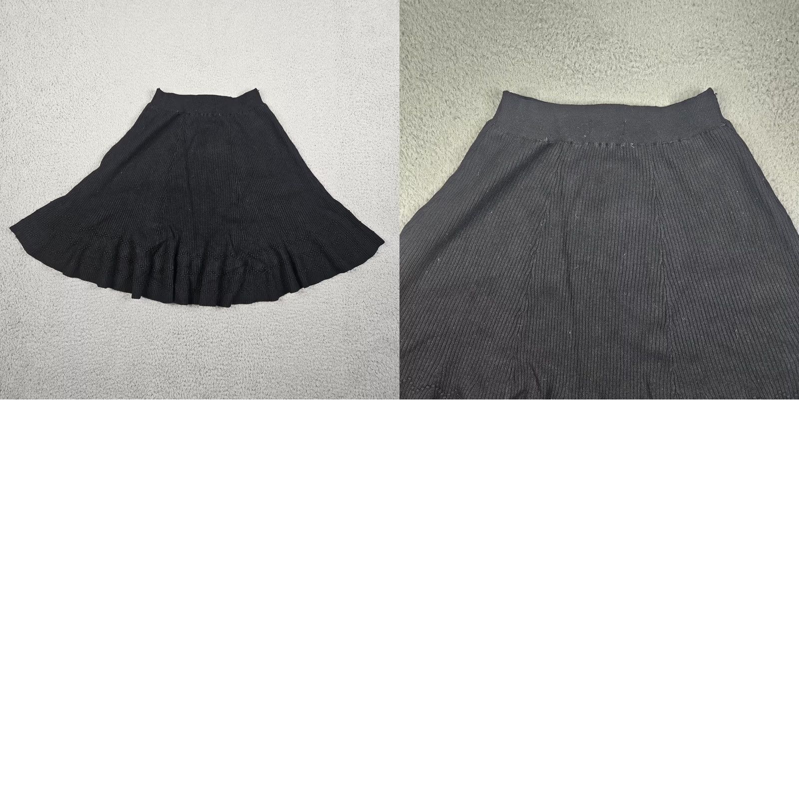 Anthropologie Maeve By Anthropologie Skirt Women’s XS Black Knit Skater Short Pull On Casual All Seasons (Note: Original content preserved; optimized for search) Size 26" / US 2 / IT 38 - 8 Thumbnail