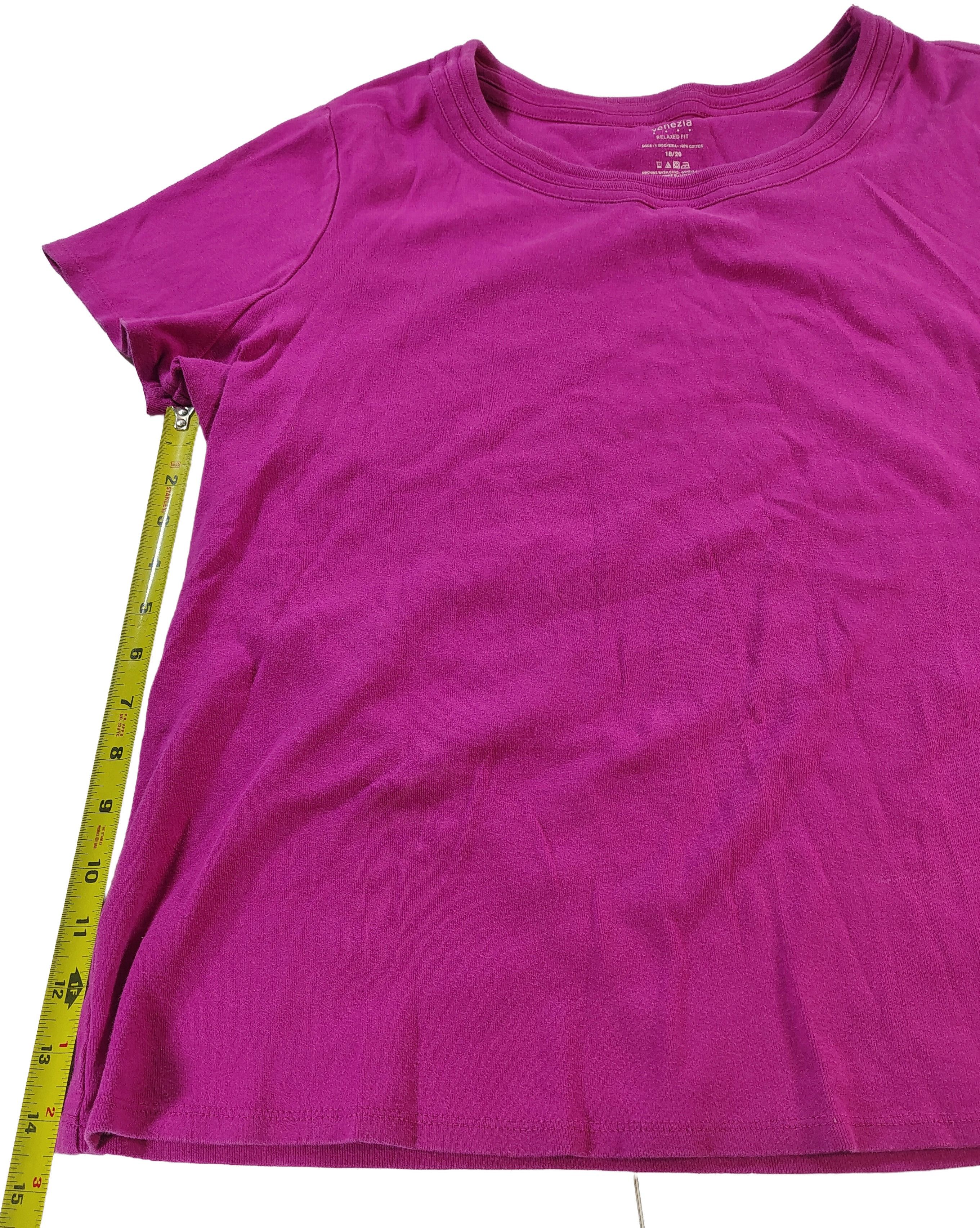 Other Women's Pink XXL Venezia Plain Basic Heavy Cotton Shirt Size XXL / US 16-18 / IT 52-54 - 6 Thumbnail