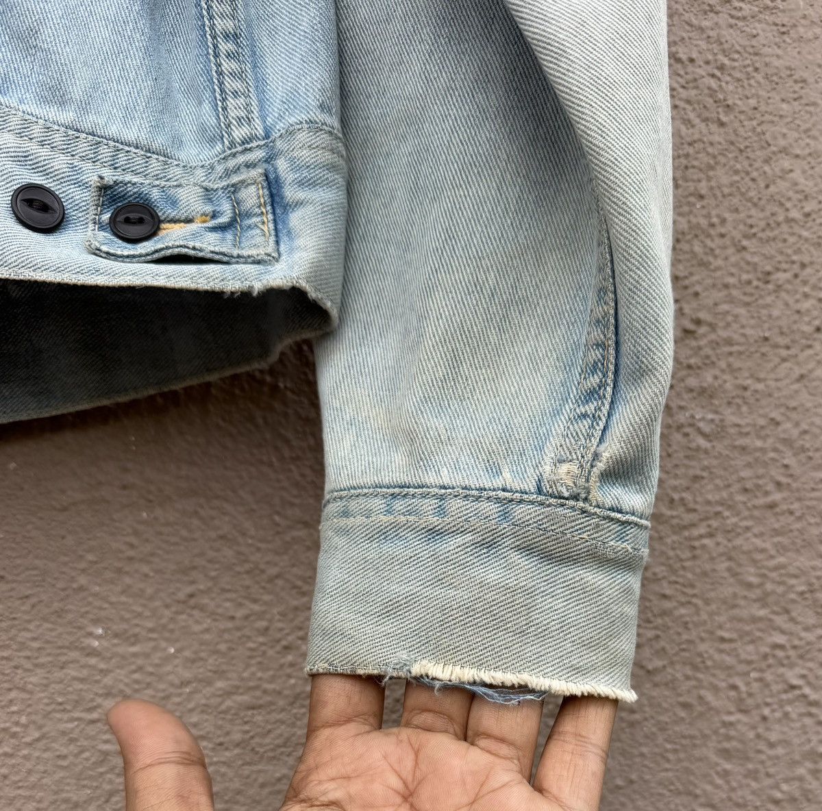 Lee Vintage Lee Riders Denim Jacket Light Wash Faded 70s 80s Size US L / EU 52-54 / 3 - 11 Thumbnail