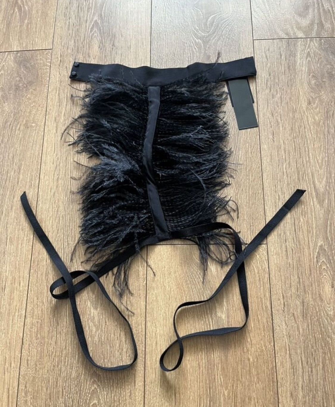Ann Demeulemeester Ann Demeulemееstеr Runway Black Collar Size ONE SIZE - 4 Thumbnail
