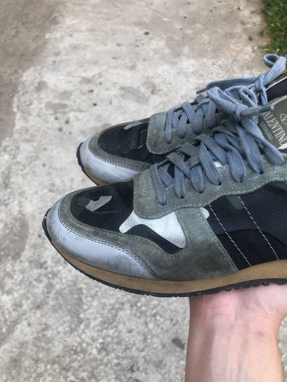 Valentino VERY RARE VALENTINO GARAVANI CAMOUFLAGE ROCKRUNNER FASHION Size US 6.5 / EU 39-40 - 2 Thumbnail