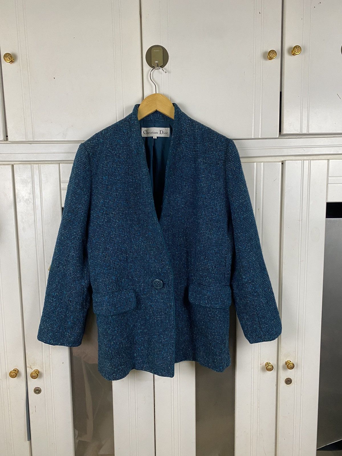 Christian Dior Monsieur × Vintage ✅️Vintage Christian Dior Wool Jacket Size L / US 10 / IT 46 - 3 Thumbnail