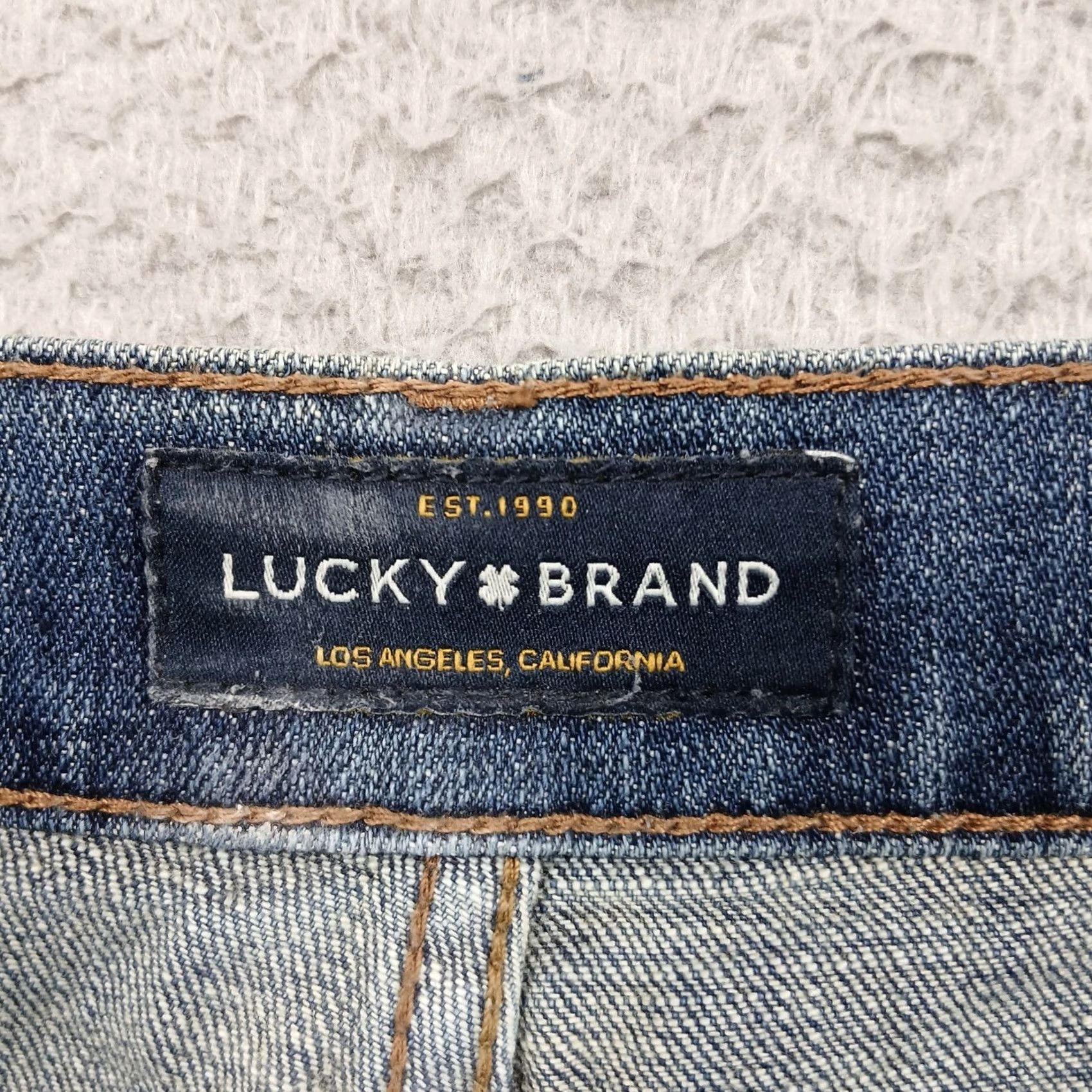Lucky Brand Lucky Brand Jeans Men's Straight Fit Blue Denim Size 32x30 Size US 32 / EU 48 - 5 Thumbnail