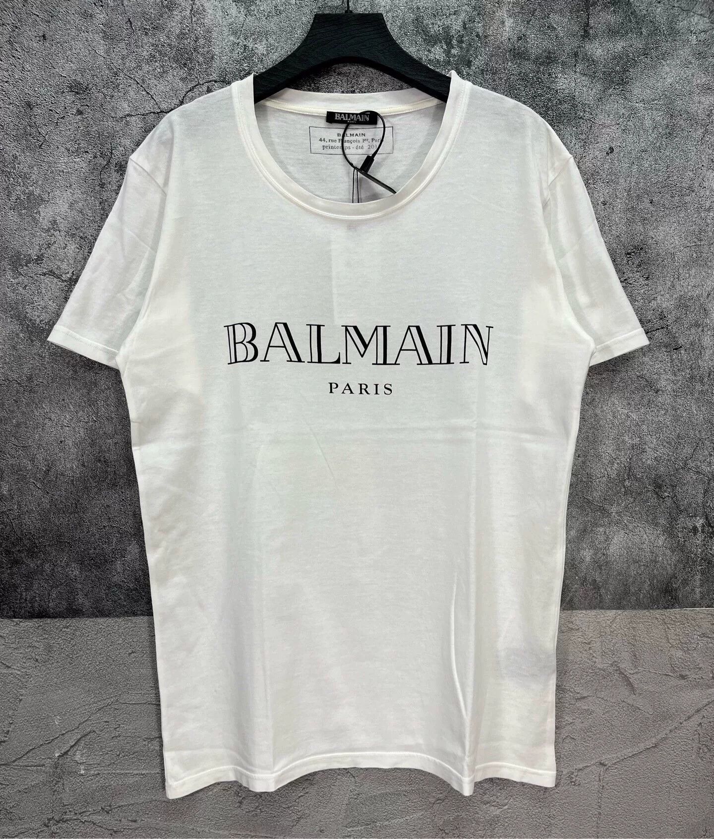 Balmain Balmain Logo Letter Tee Size US M / EU 48-50 / 2 - 1 Thumbnail
