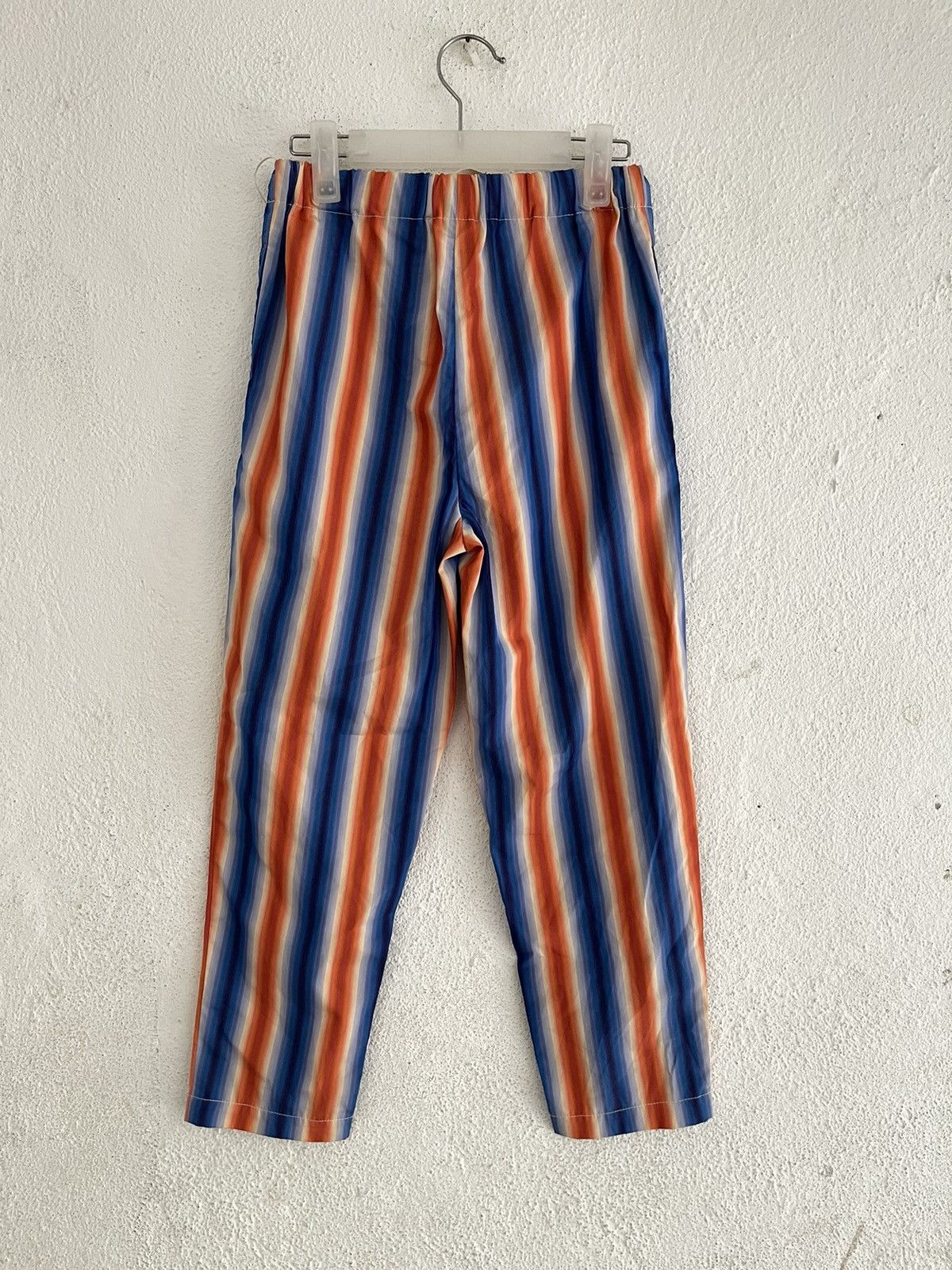 Marni Marni Bold Striped Cotton Cropped Capris Stretchable Trouser Size 22" - 2 Thumbnail