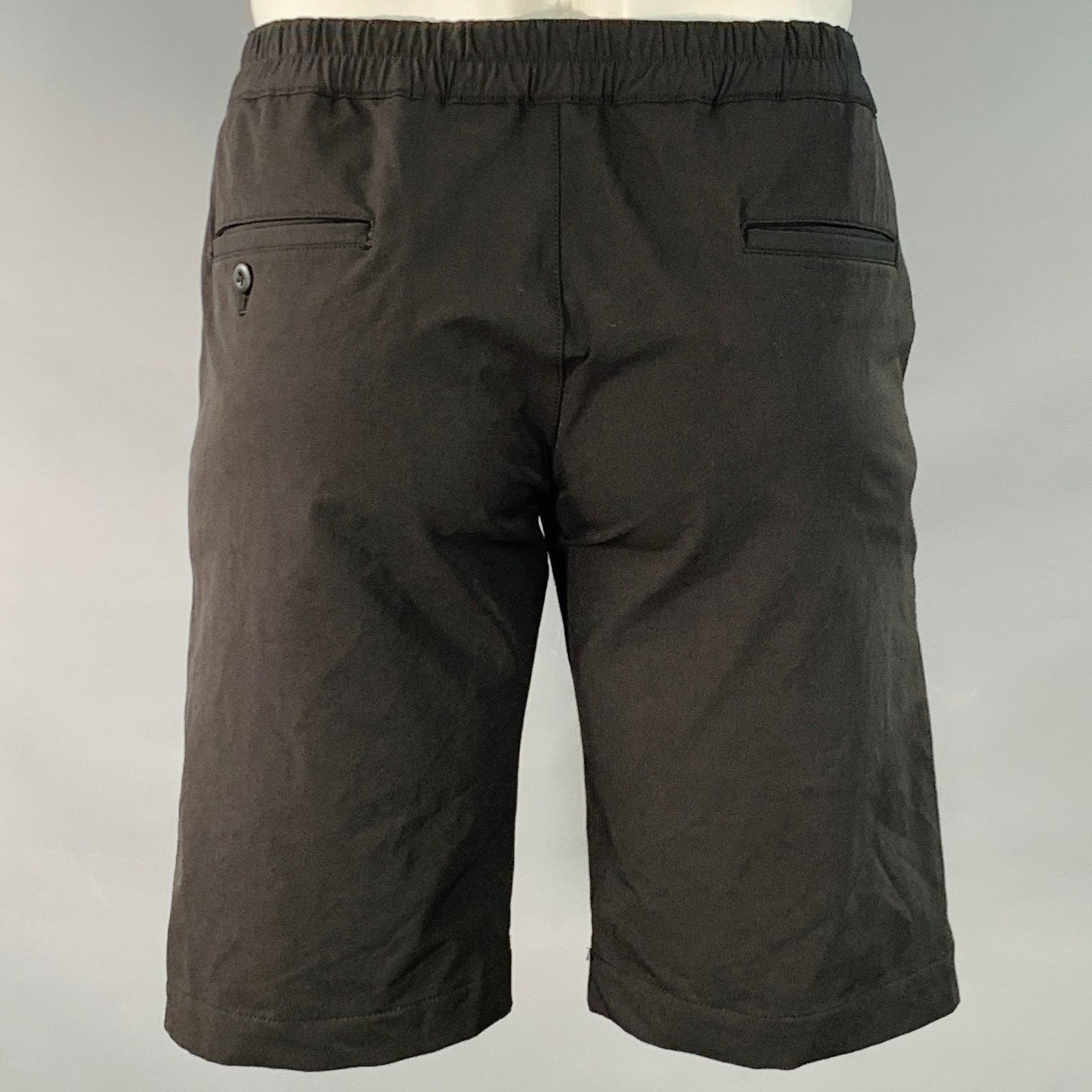 Sophnet. SOPHNET Size L Black Nylon Blend Cuffed Shorts Size US 38 / EU 54 - 3 Thumbnail