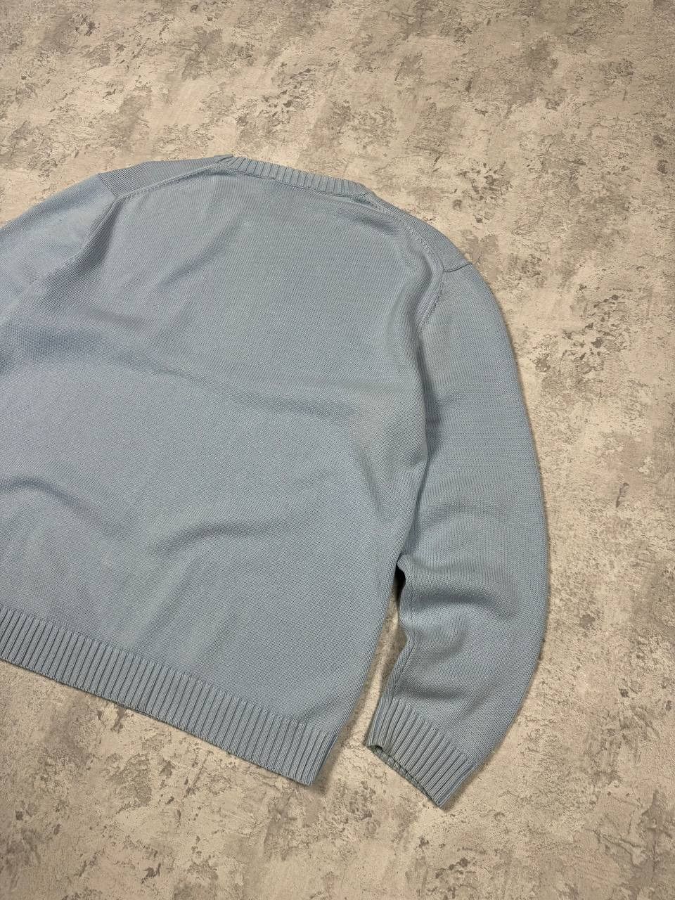Yves Saint Laurent Vintage Yves Saint Laurent Y2K Blue Knit Sweater Size US L / EU 52-54 / 3 - 9 Thumbnail