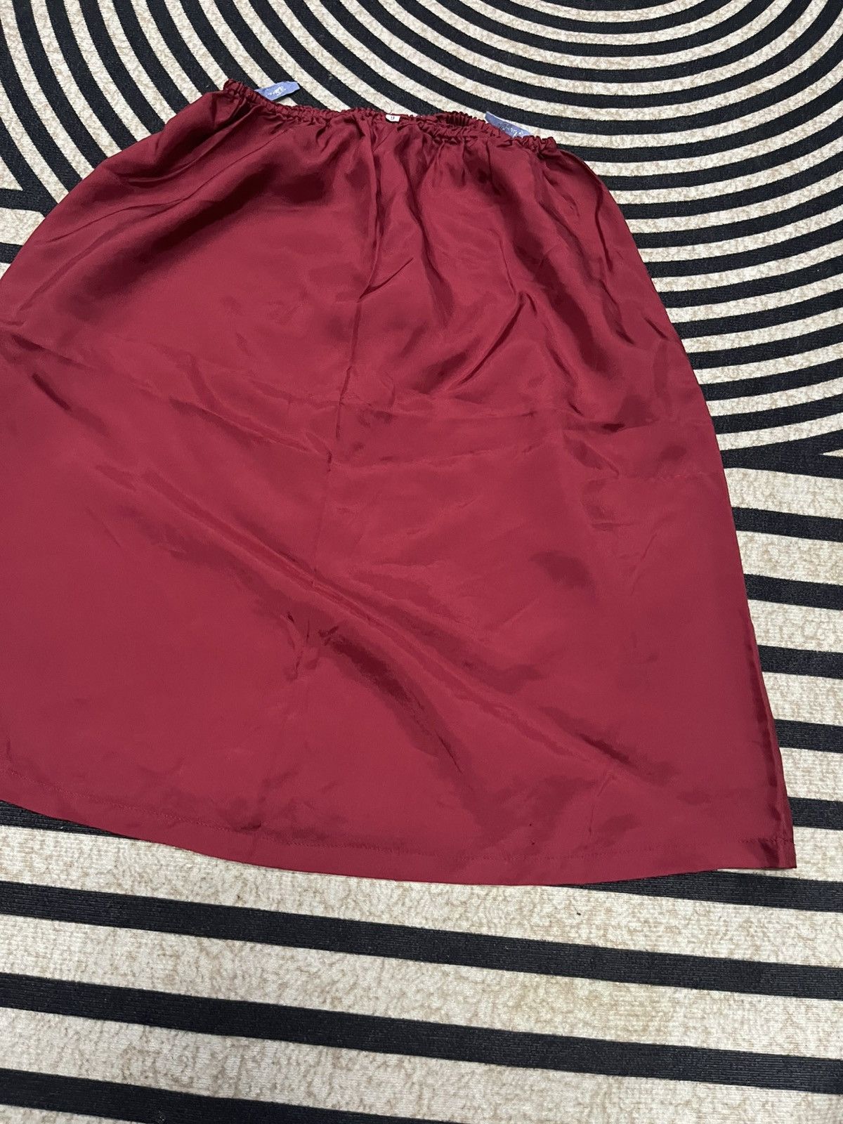 Thierry Mugler 90s THEIRRY MUGLER PARIS NYLON MIDI SKIRT Size 26" / US 2 / IT 38 - 4 Thumbnail